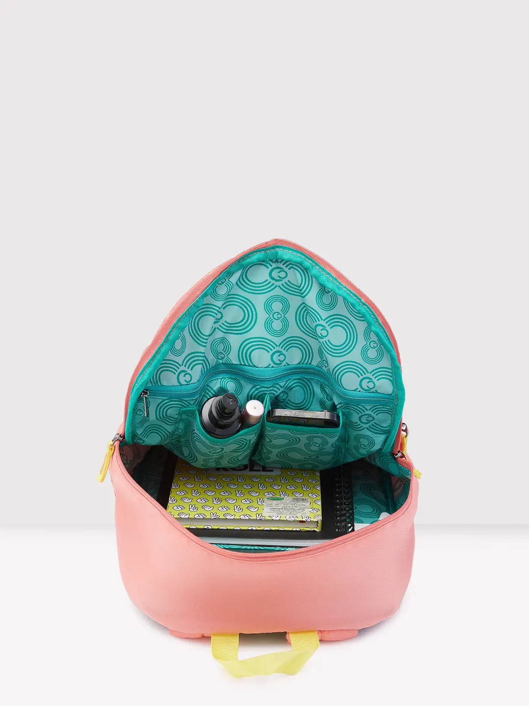 Caprese Zoe Large Peach Backpack - Image 9