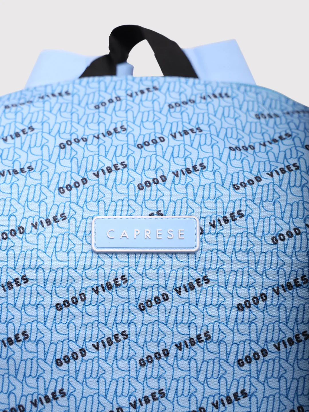 Caprese Zoe Large Light Blue Laptop Backpack - Image 10