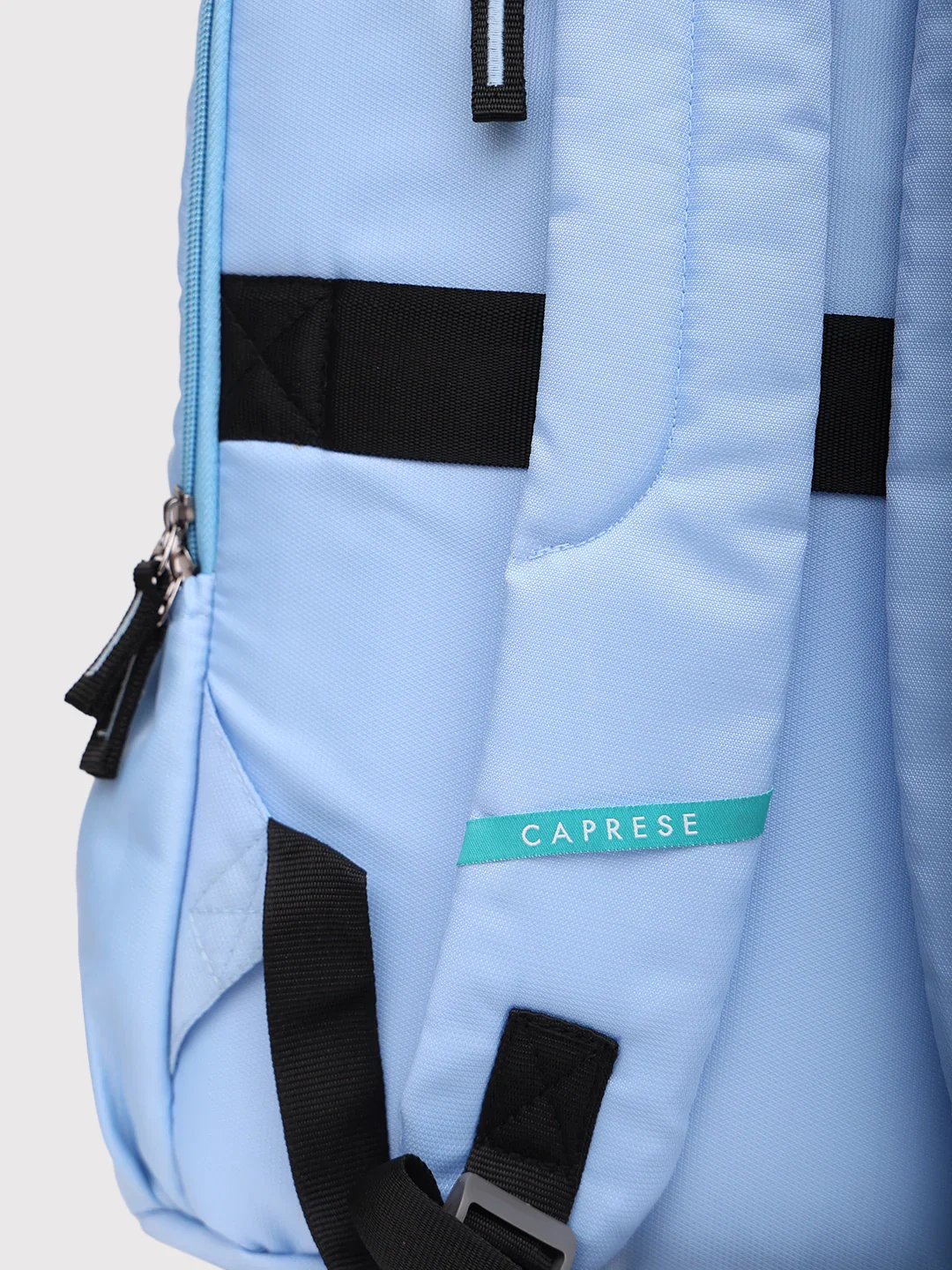 Caprese Zoe Large Light Blue Laptop Backpack - Image 5