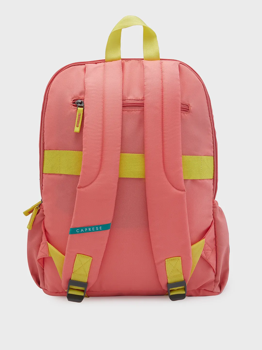 Caprese Zoe Large Peach Laptop Backpack - Image 3