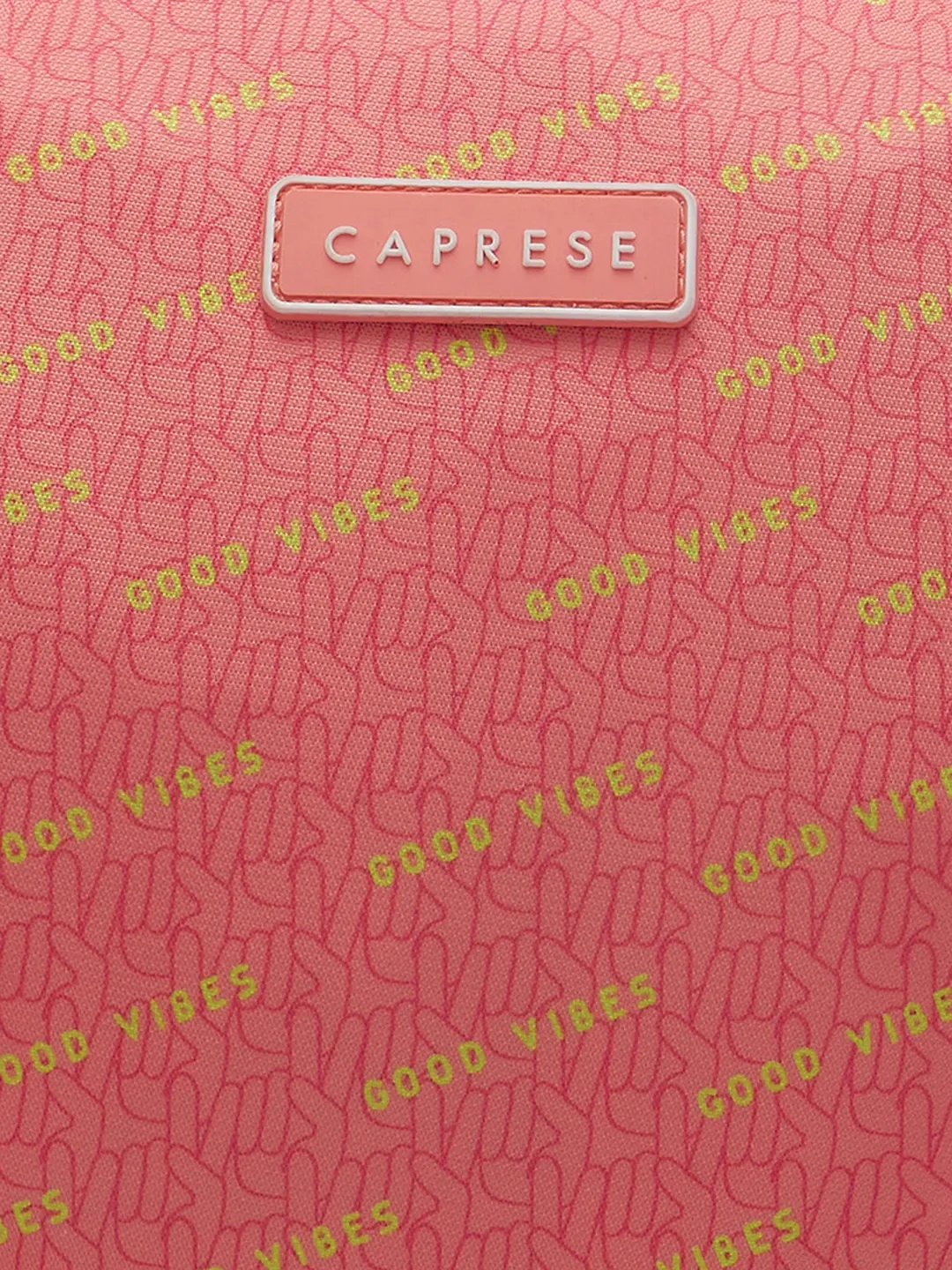 Caprese Zoe Large Peach Laptop Backpack - Image 9