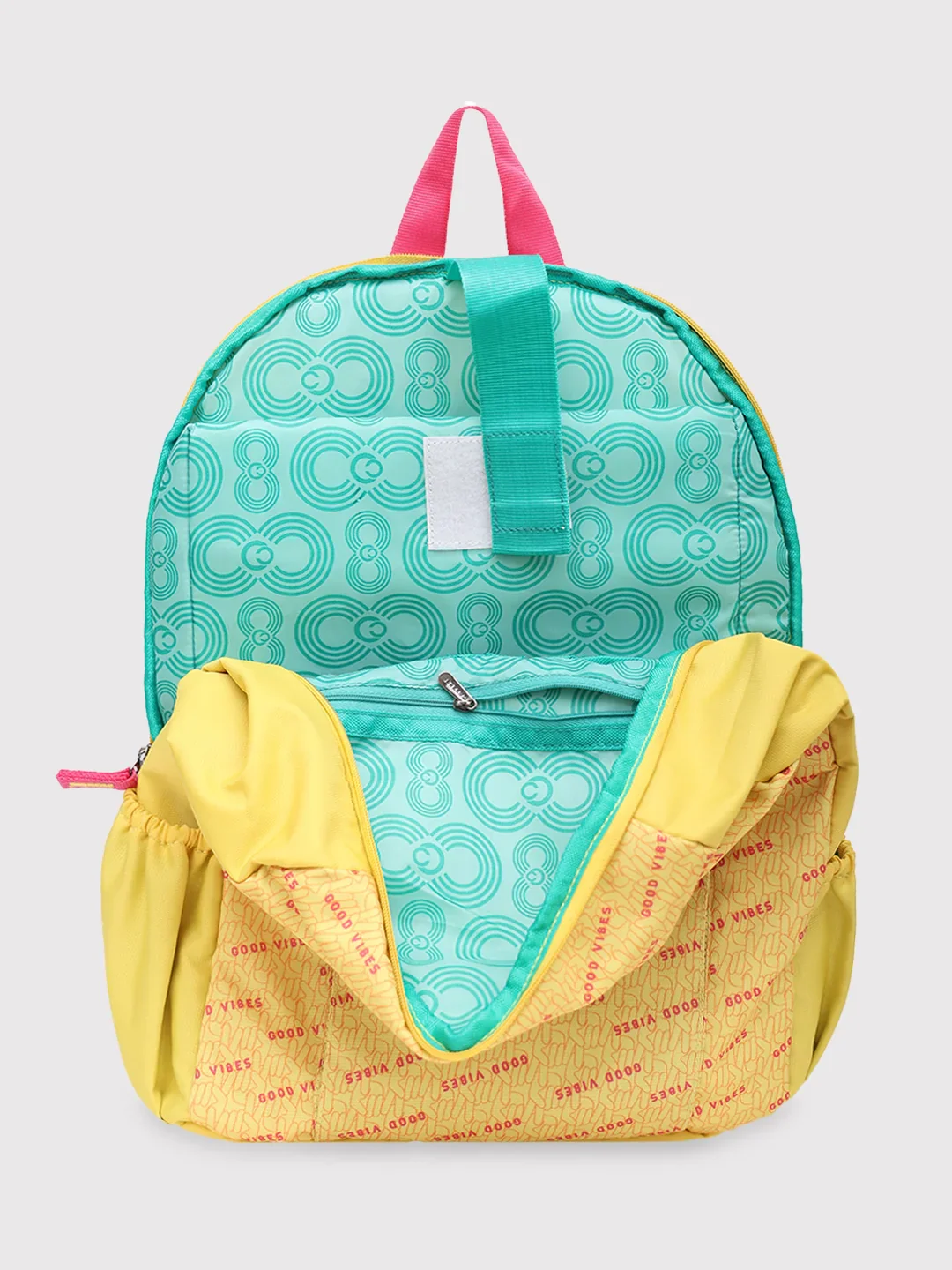 Caprese Zoe Large Yellow Laptop Backpack - Image 7