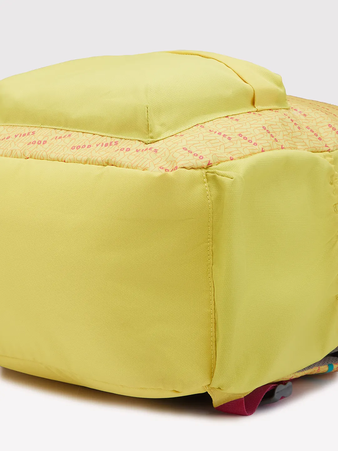 Caprese Zoe X-Large Yellow Laptop Backpack - Image 5