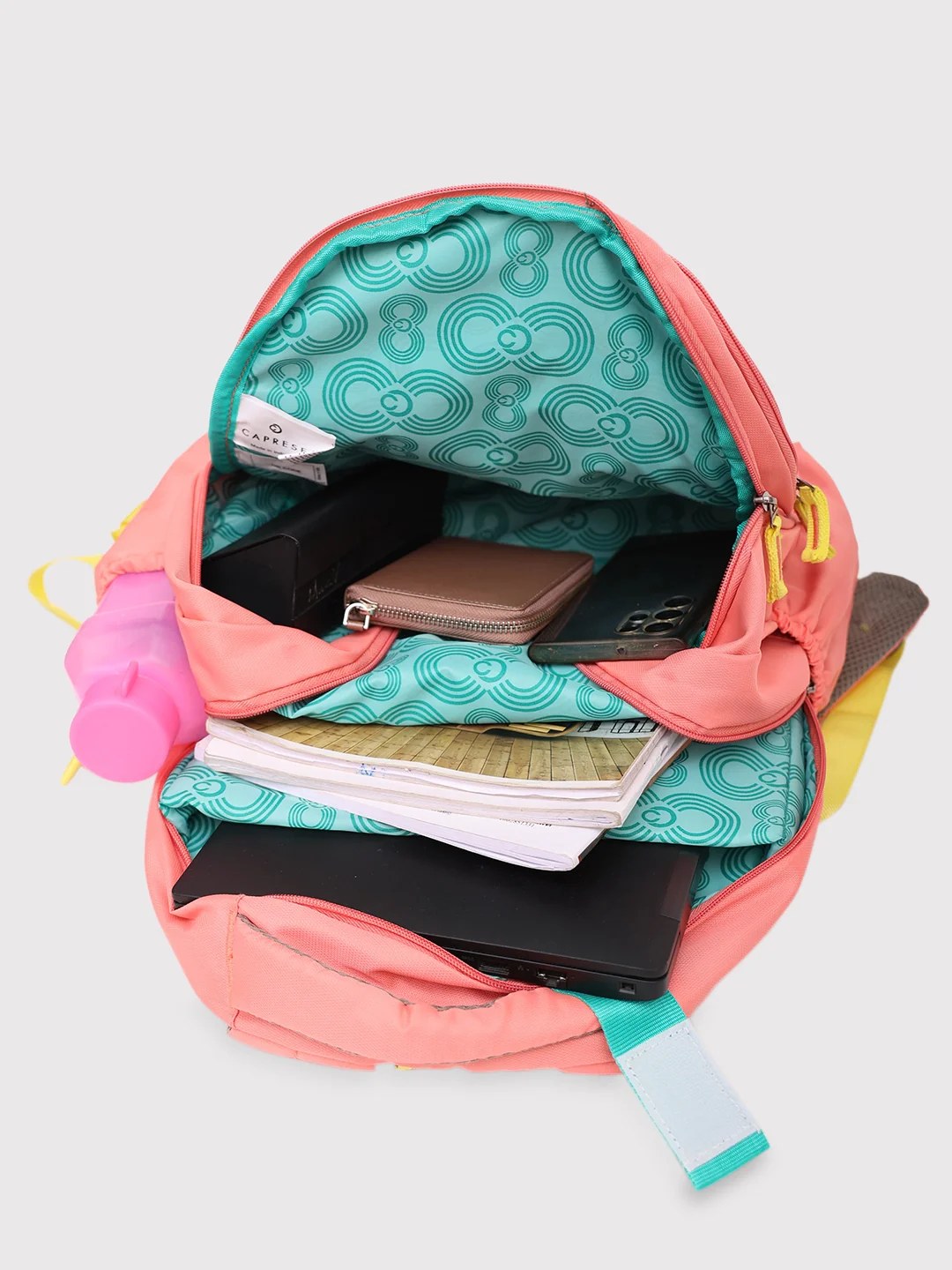 Caprese Zoe Large Peach Backpack - Image 10