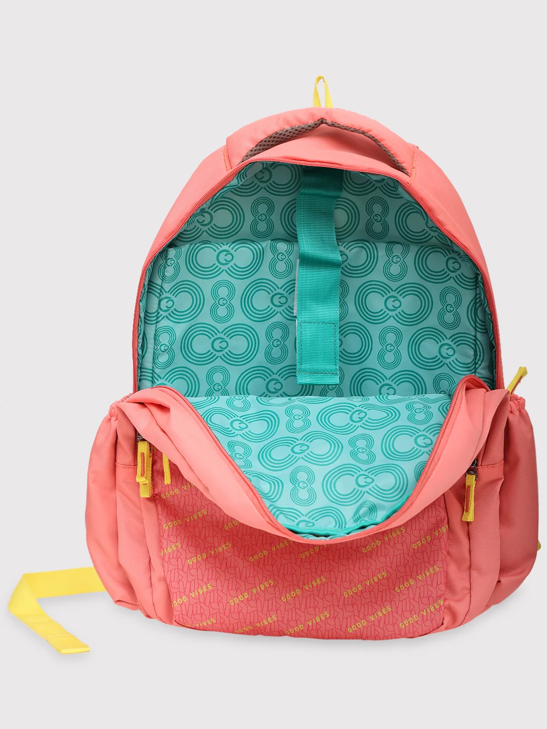 Caprese Zoe Large Peach Backpack - Image 11