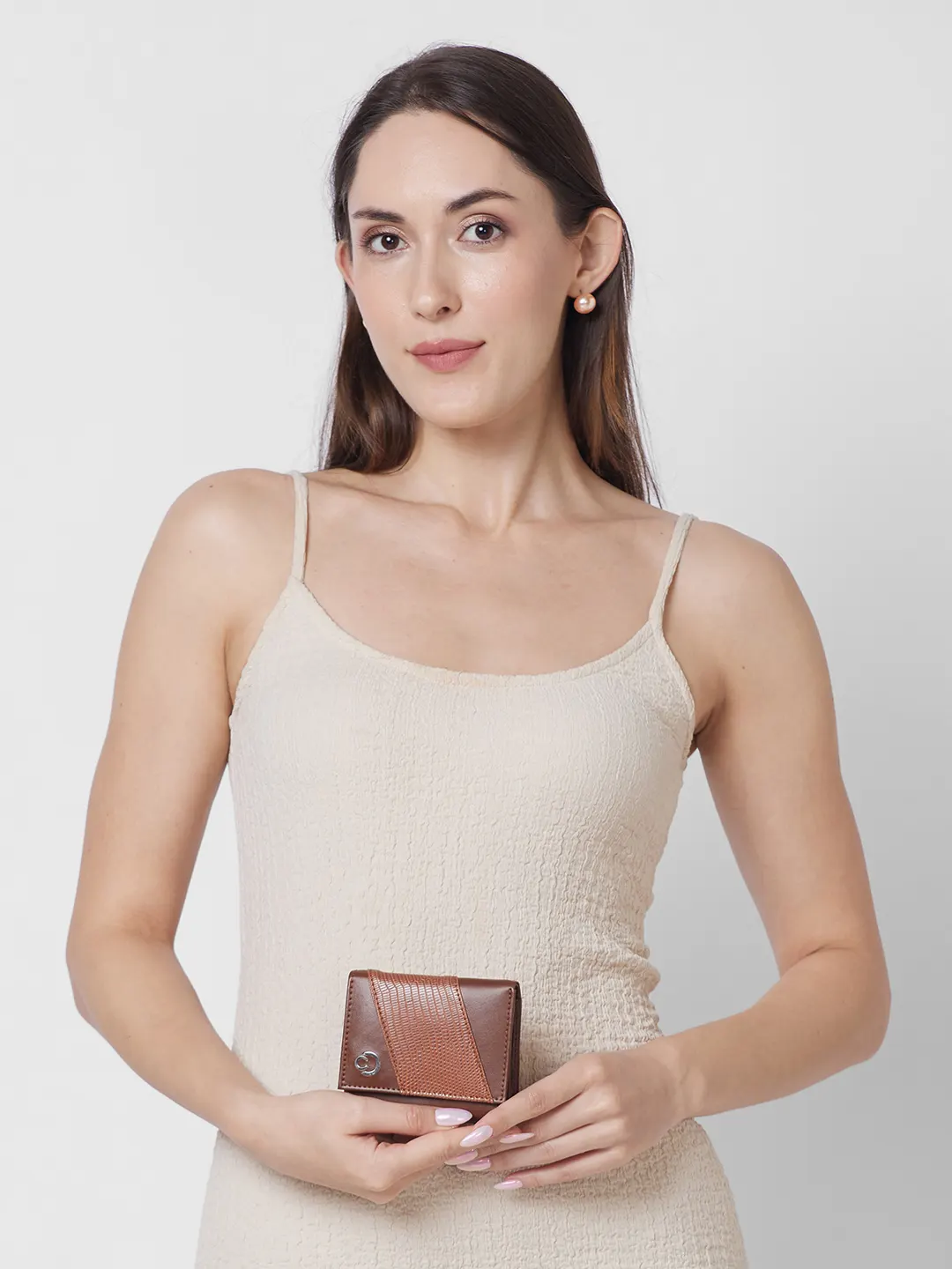 Caprese Zoey Small Tan Wallet - Image 9