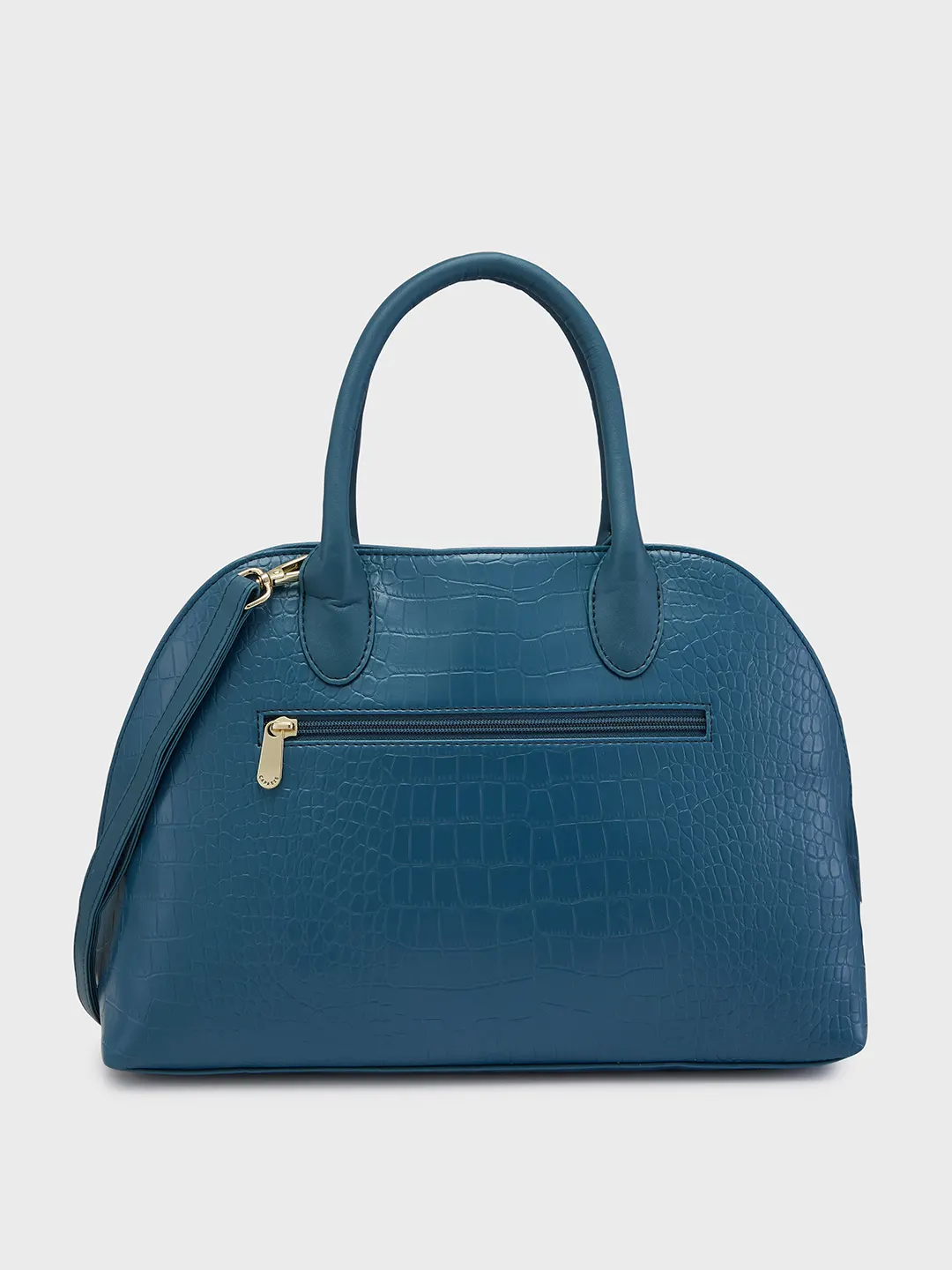 Caprese Zoia Medium Dark Teal Satchel Bag - Image 5