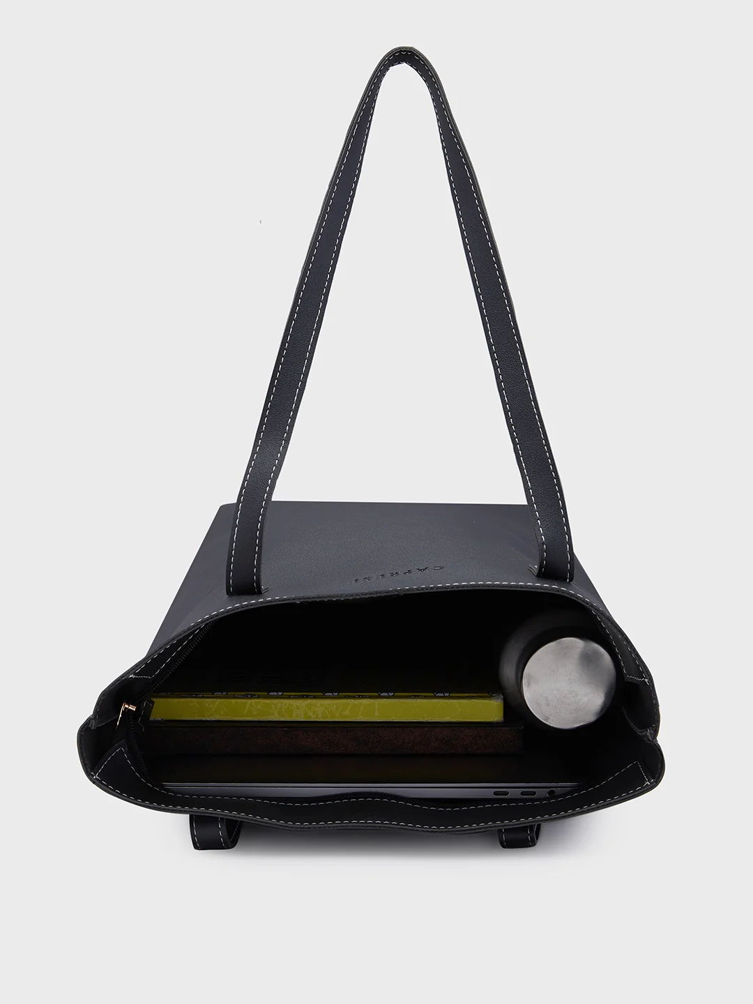 Caprese Zyla Large Black Tote Bag - Image 8