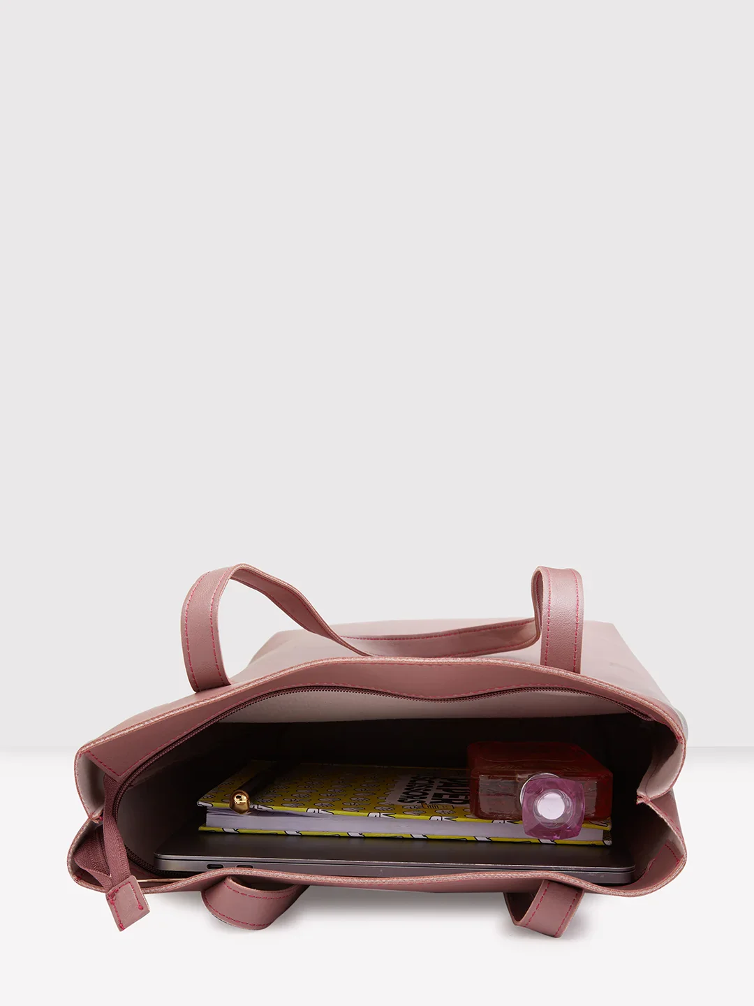 Caprese Zyla Large Dusky Pink Tote Bag - Image 9