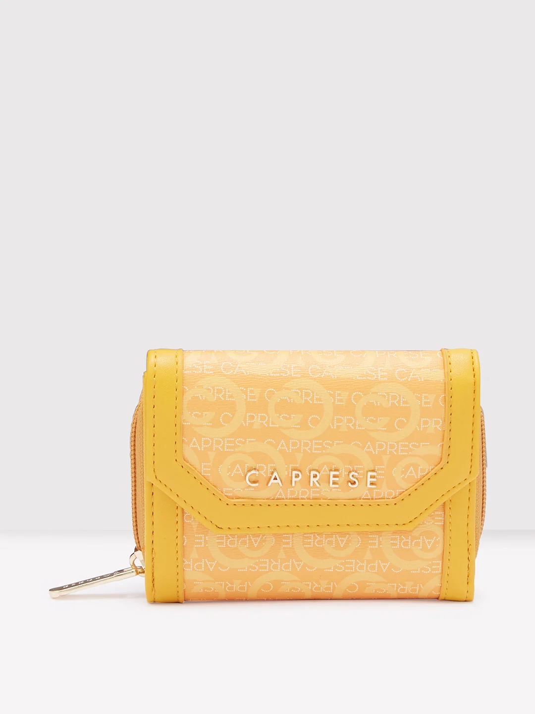 Caprese Cleo Small Yellow Wallet