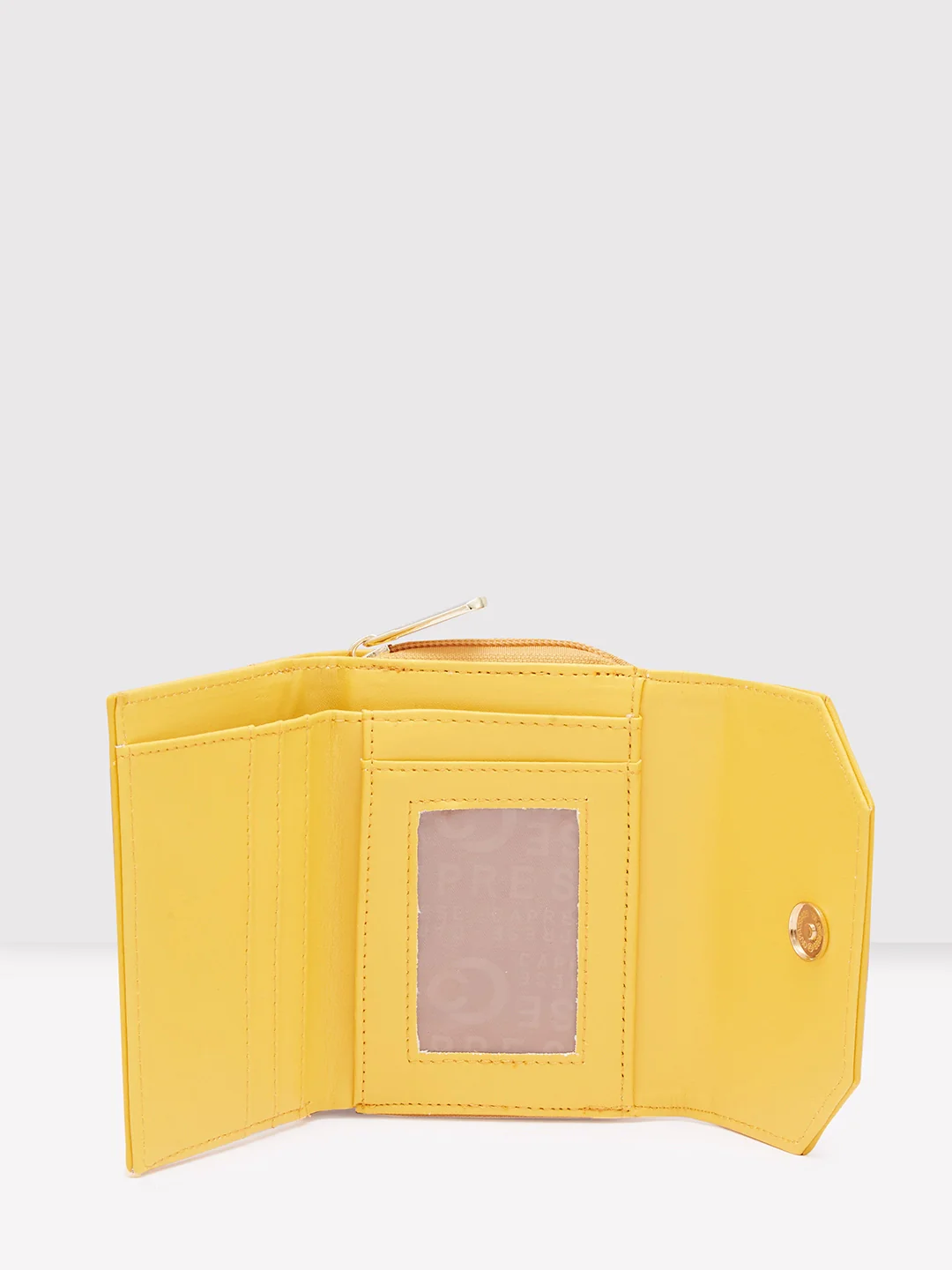 Caprese Cleo Small Yellow Wallet - Image 7