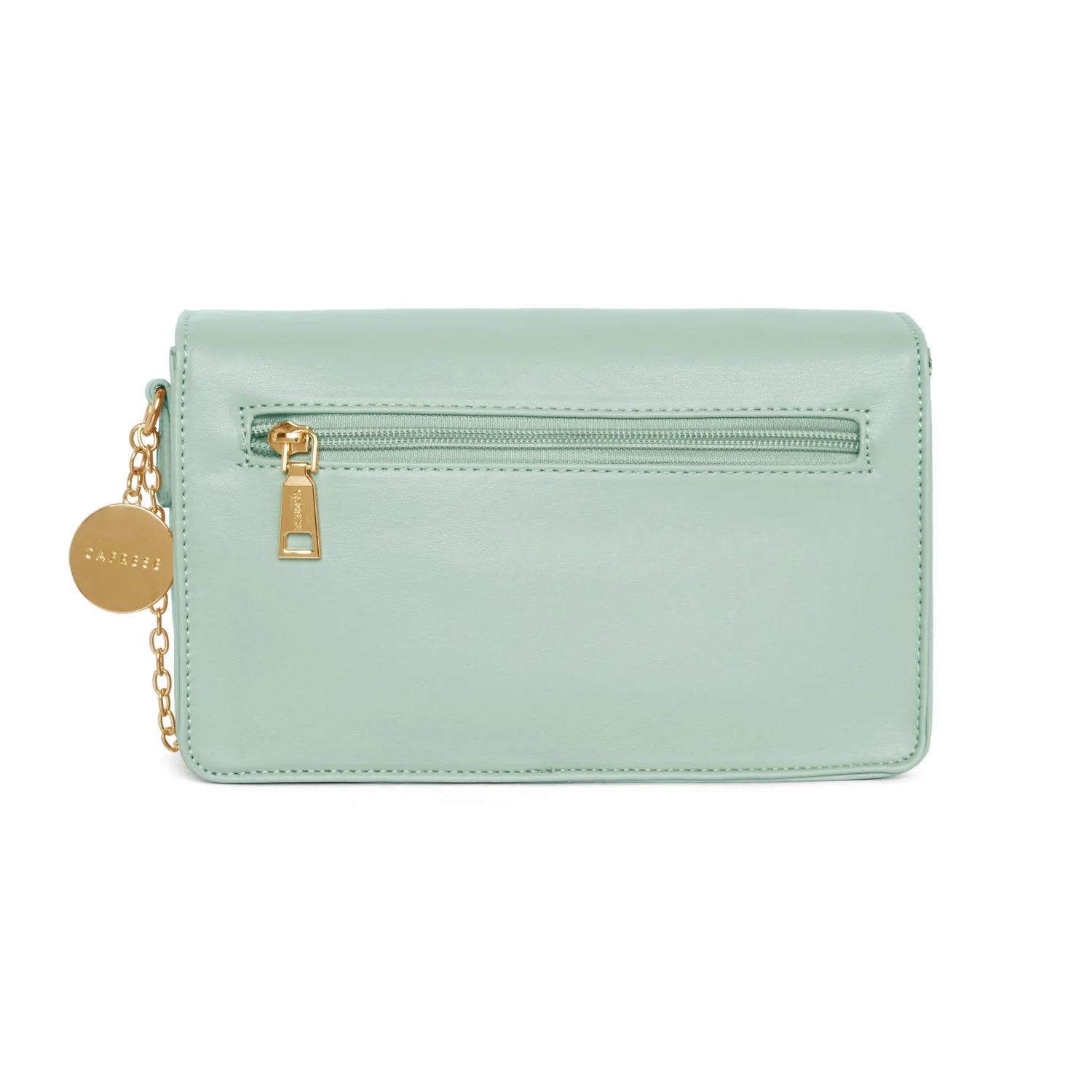 Caprese Crystal Medium Powder Blue Sling Bag - Image 2