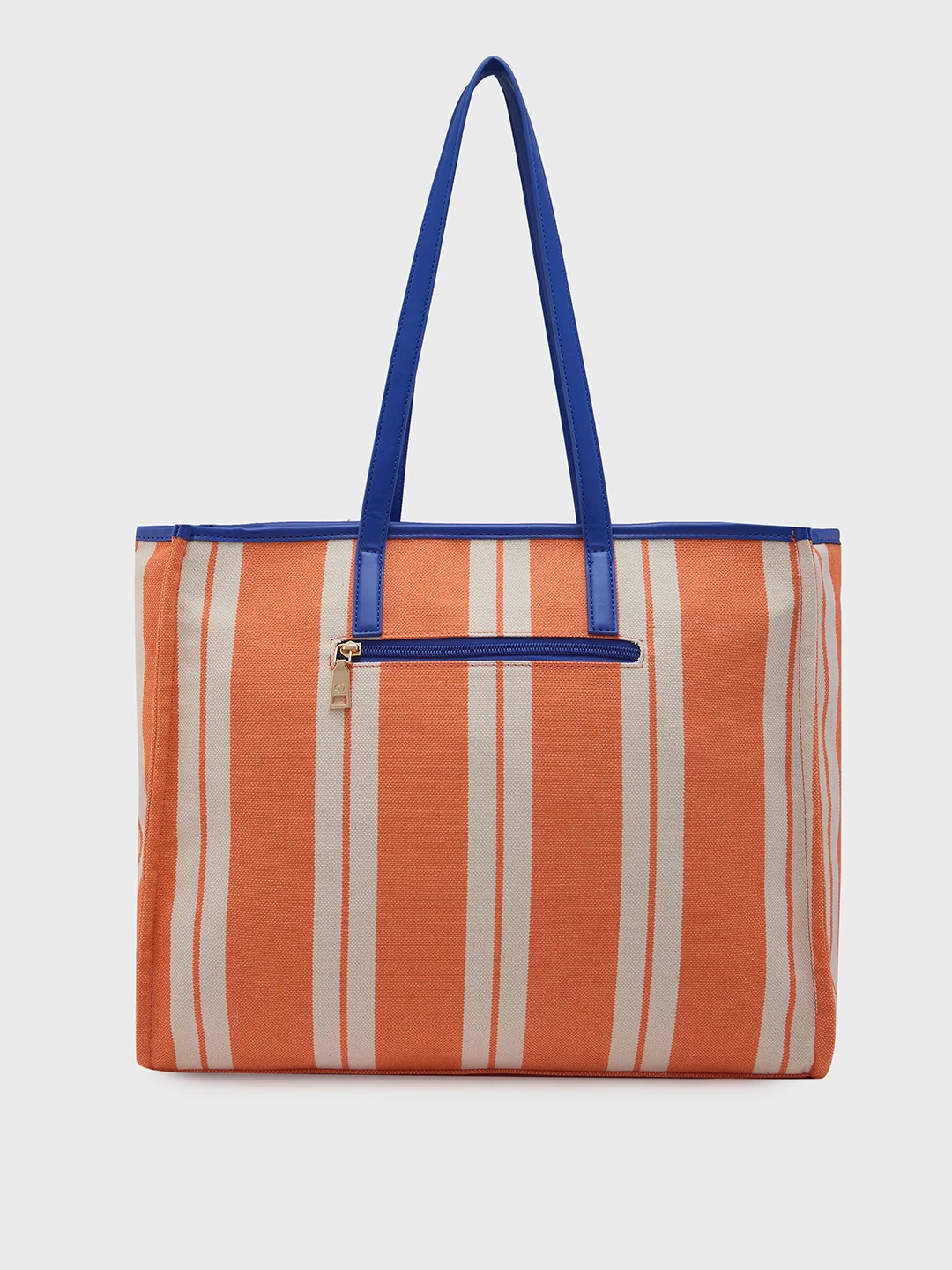 Caprese Dixie Large Orange Tote Bag - Image 4