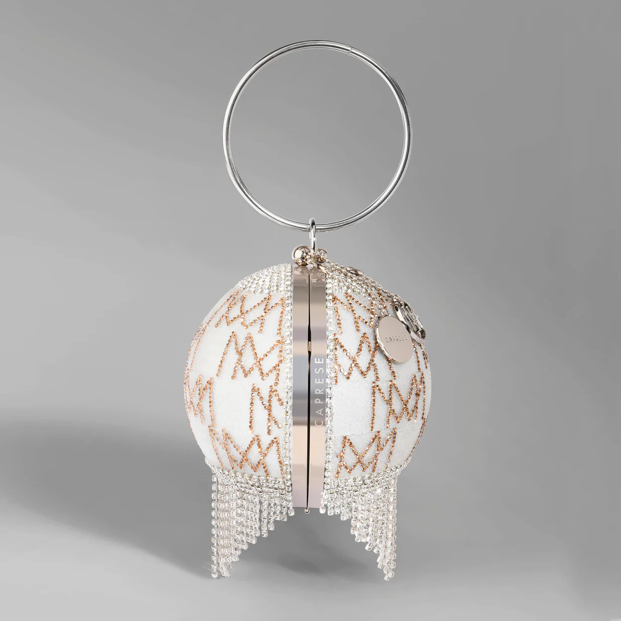 Caprese Enchant Silver Gold Clutch - Image 3