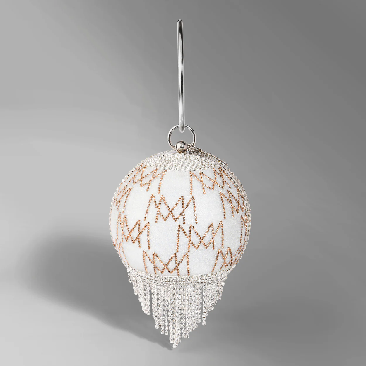 Caprese Enchant Silver Gold Clutch - Image 4