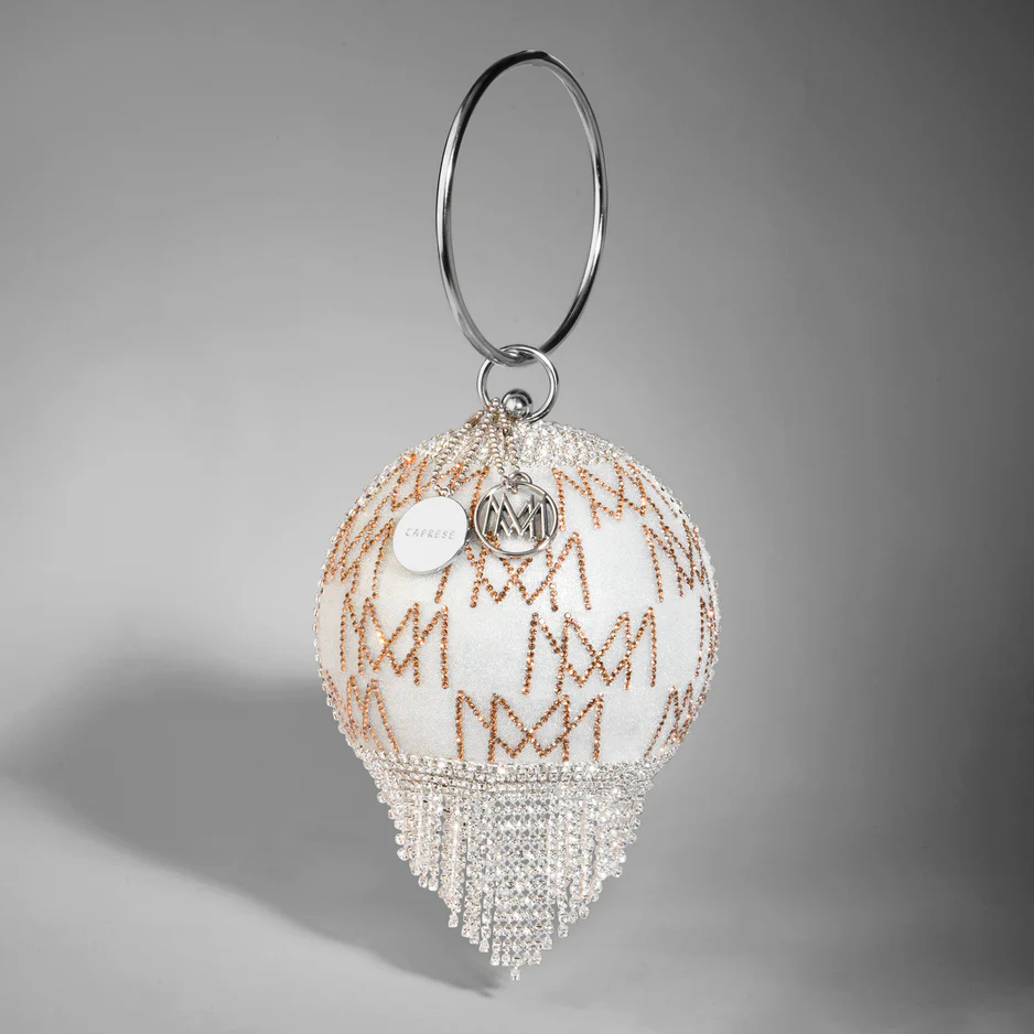 Caprese Enchant Silver Gold Clutch - Image 7
