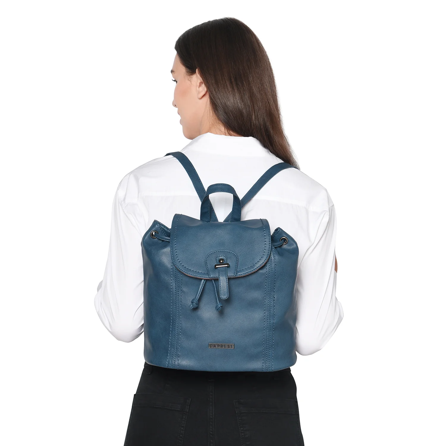 Caprese Evelyn Medium Navy Backpack - Image 2