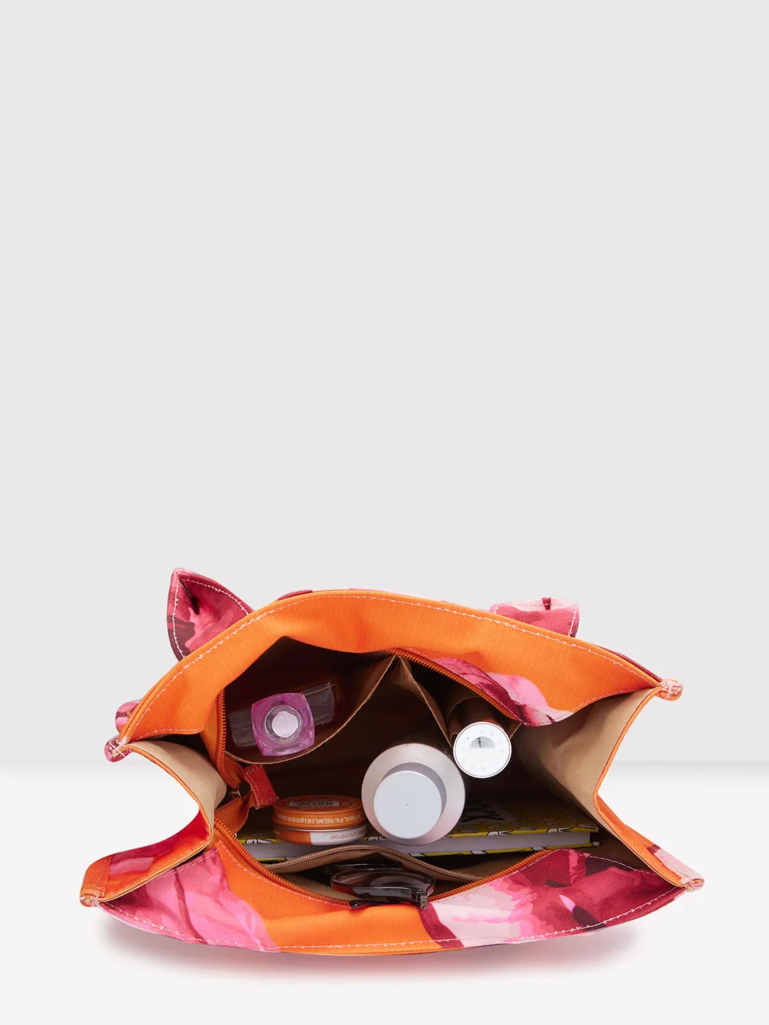 Caprese Ivy Large Orange Tote Bag - Image 8