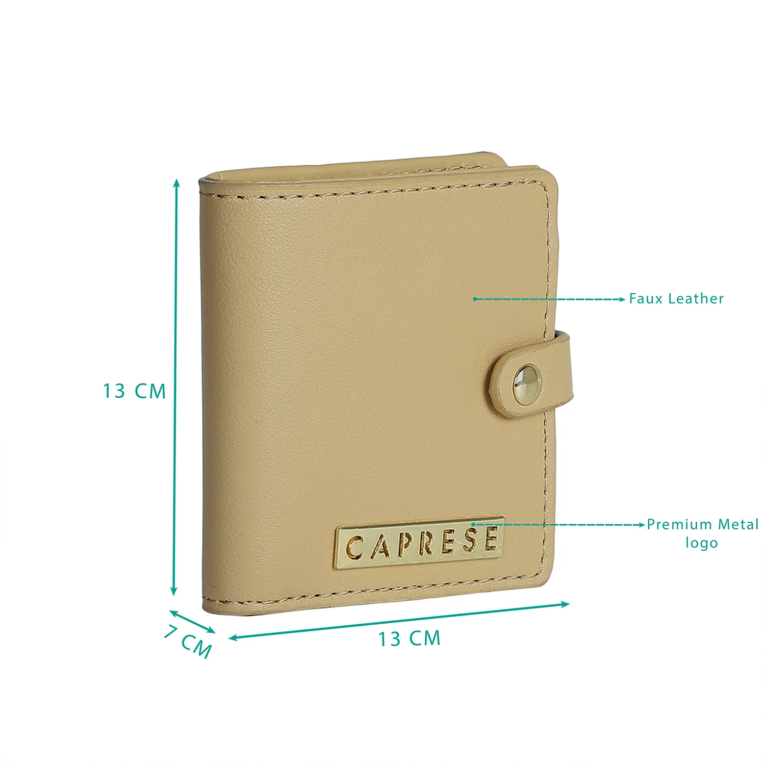 Caprese Kiko Small Beige Wallet - Image 4