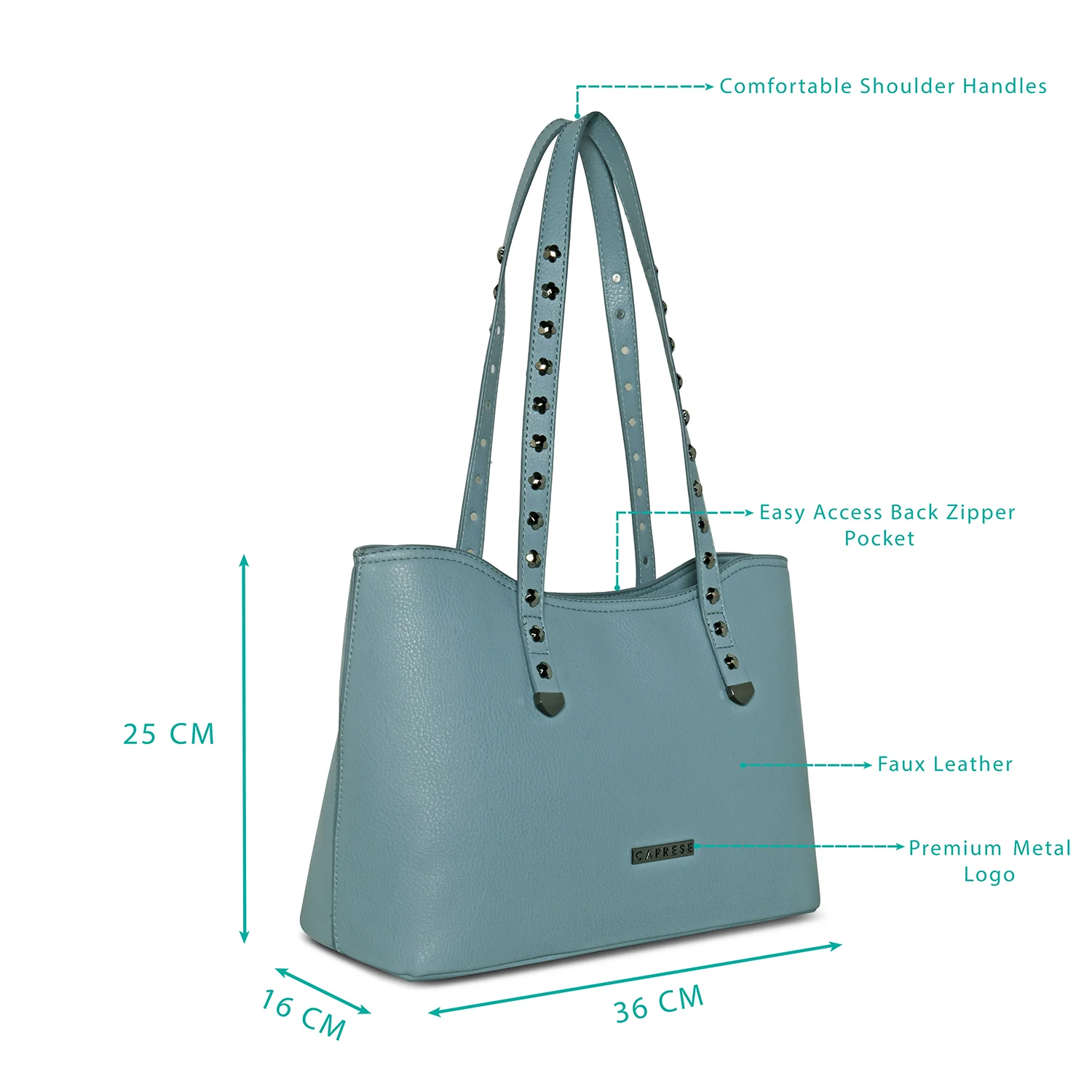 Caprese Merona Medium Tote Bag - Image 3