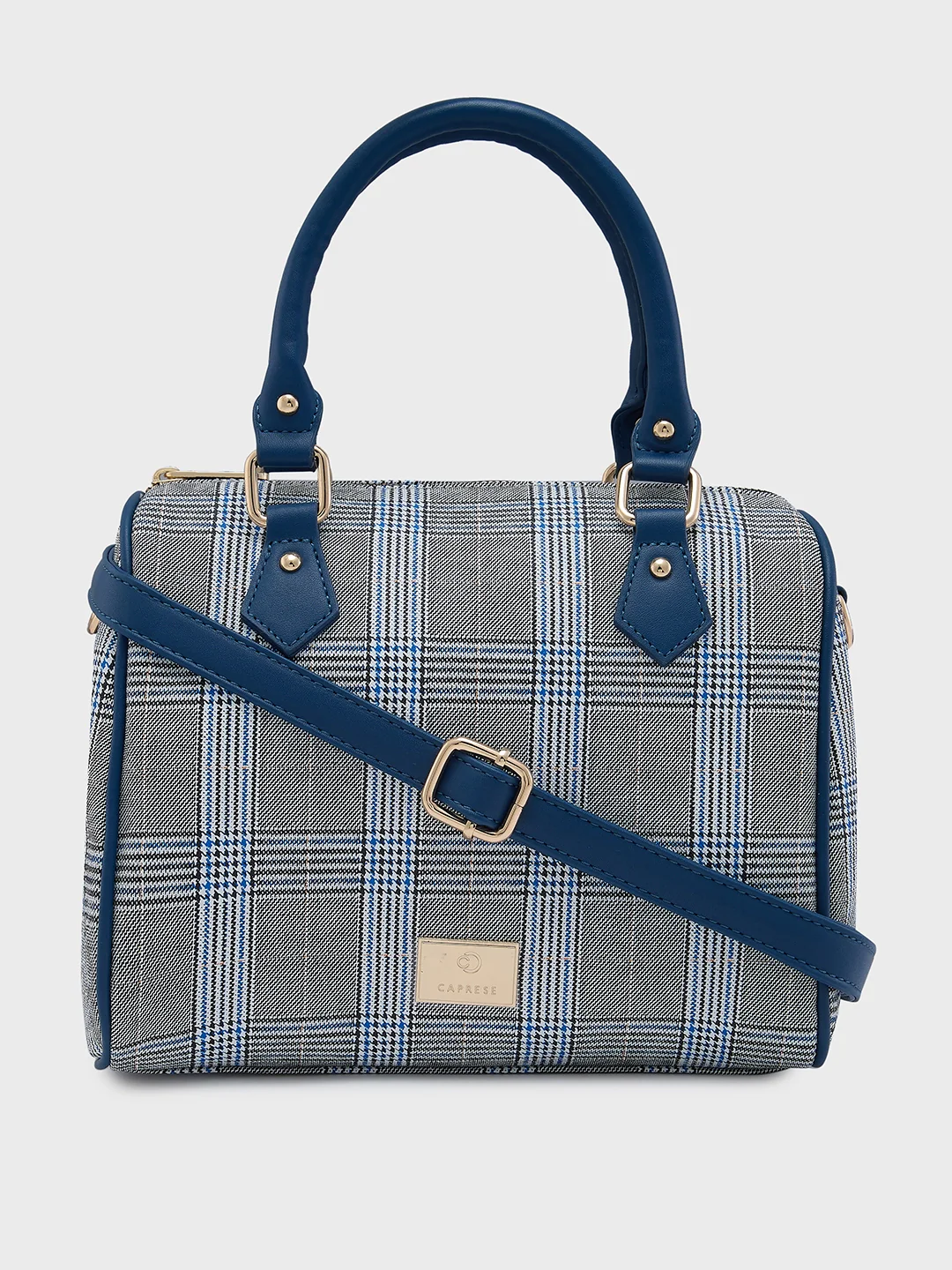 Caprese Remi Medium Navy Satchel Bag - Image 14