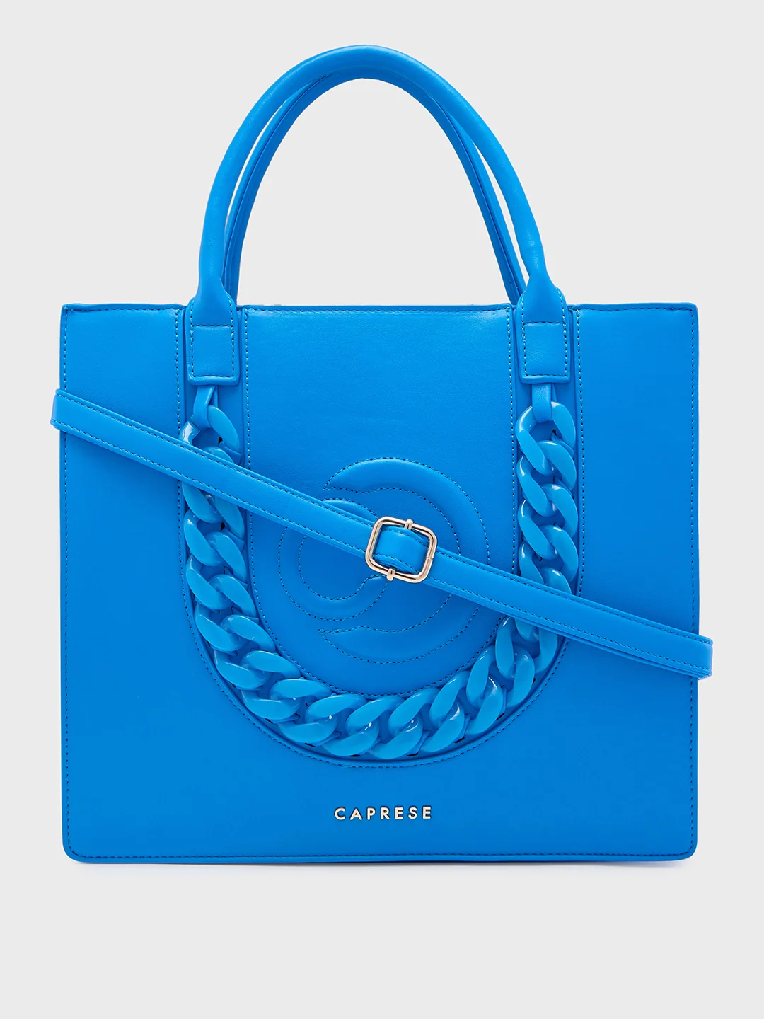 Caprese Roxana Medium Blue Tote Bag - Image 14