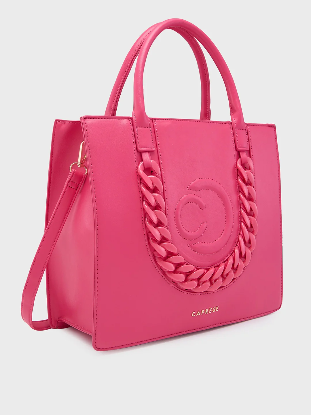 Caprese Roxana Medium Pink Tote Bag - Image 5