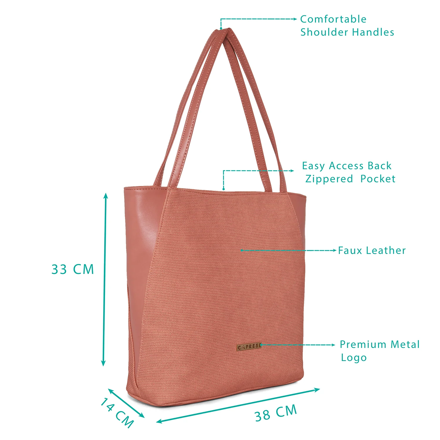 Caprese Thyme Large Tote Bag - Image 3